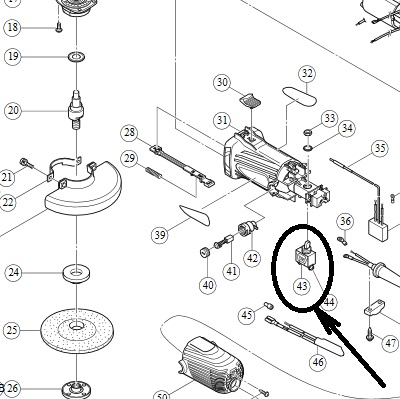 Выключатель с контактной группой 330713