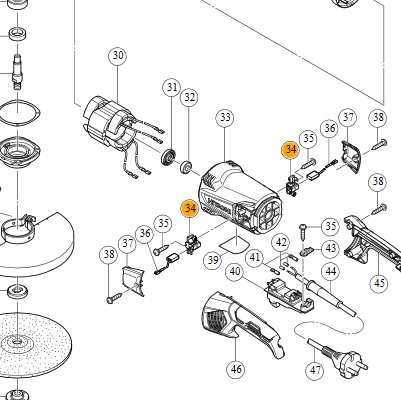 Держатель щеток 337646
