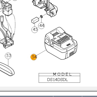 Аккумулятор BSL1430 14,4В 3.0A Ач LiIon 329083