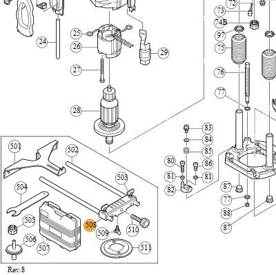 Держатель амортизатора 323061