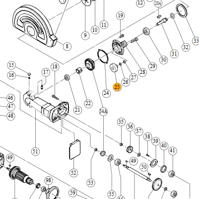 Рукоятка фиксатора 302458