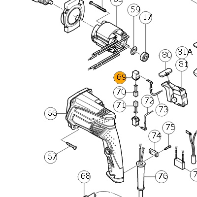 Держатель щеток 955203