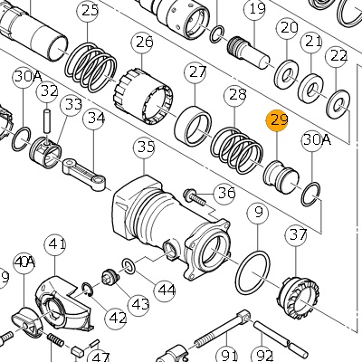 Боек металлический 324926