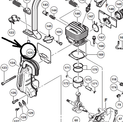 Прокладка глушителя 6699815