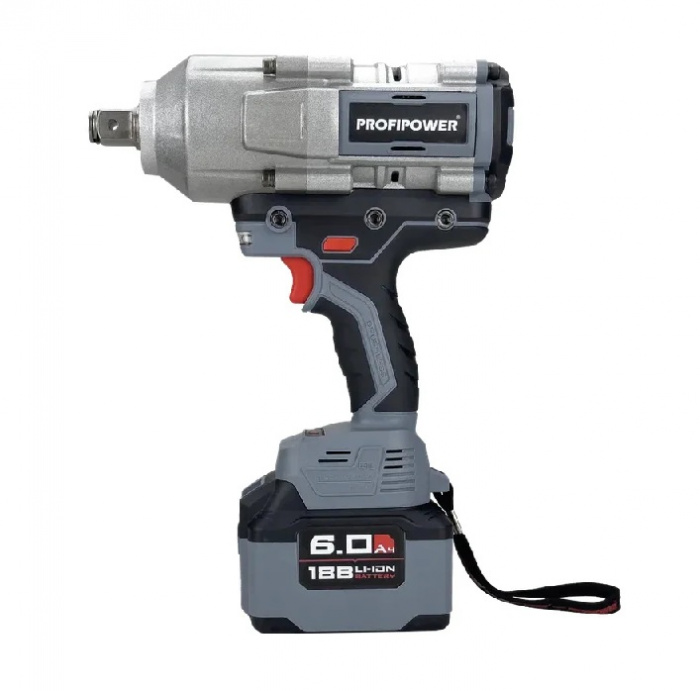 Гайковерт Аккумуляторный бесщеточный ударный ProfiPower T-2000N