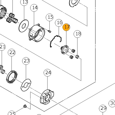 Колесо зубчатое 332029