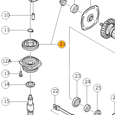 Колесо зубчатое 330683