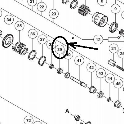 Шайба ударного механизма 336847