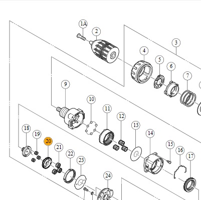 Колесо зубчатое 324113