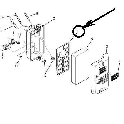 Решетка фильтра воздушного LA30016AA