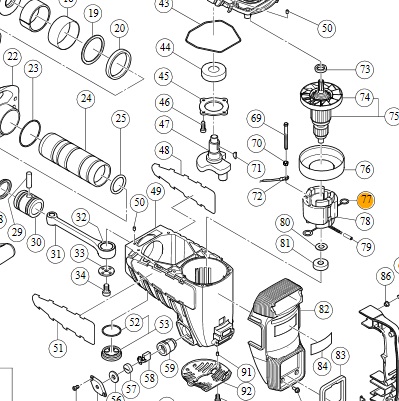 Контакт угольных щеток 945932