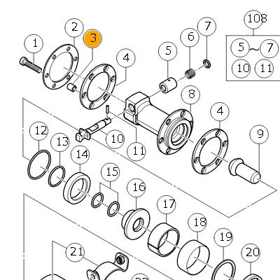 Втулка металлическая 323737