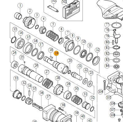 Втулка стопорная стальная для DH50MR 328882