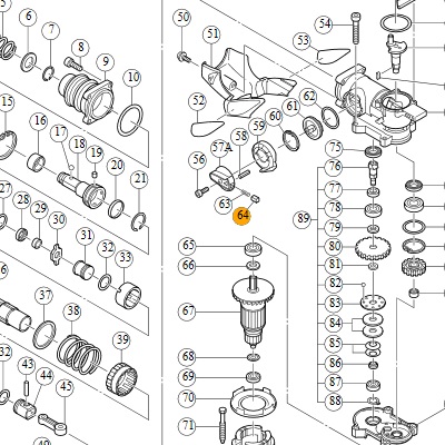 Кнопка переключателя 321311