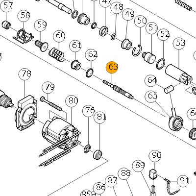 Вал вторичный редуктора 323180