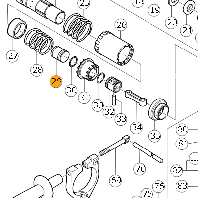 Боек металлический 321292