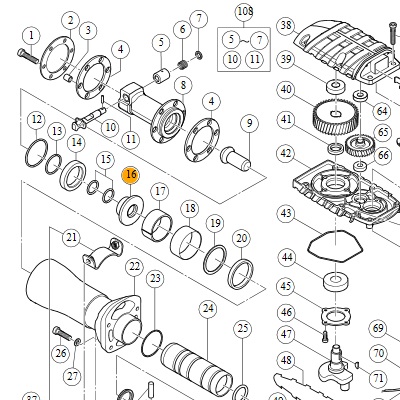 Втулка ударного механизма для H65SB2 323730