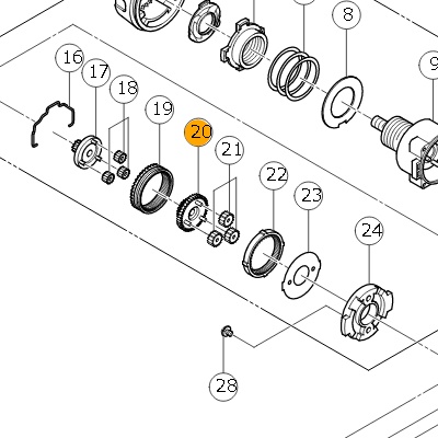 Колесо зубчатое 332032