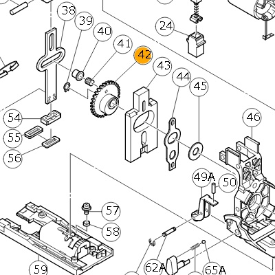 Колесо зубчатое 325068