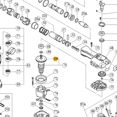 Крыльчатка ротора 321640