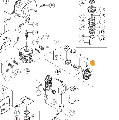 Карбюратор 6698489