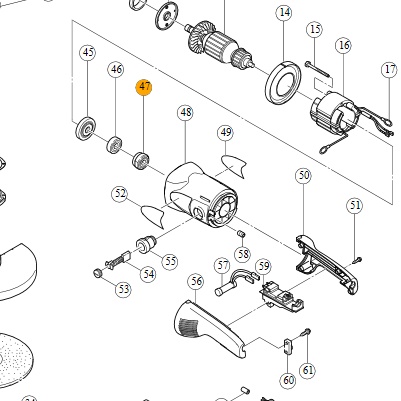 Втулка подшипника 321536