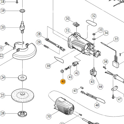 Крышка щеток угольных 936551