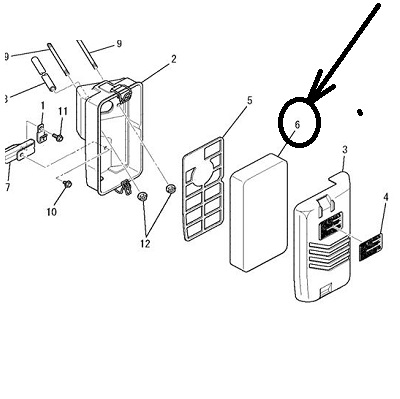 Фильтр воздушный LA40059AA