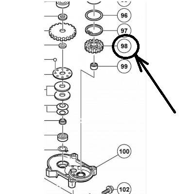Шестерня ведущая 325645