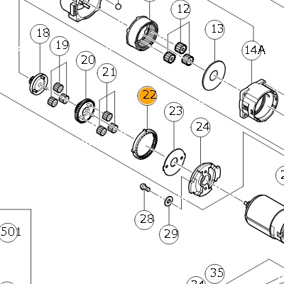 Колесо зубчатое 324353