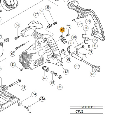 Выключатель кнопочный 325357
