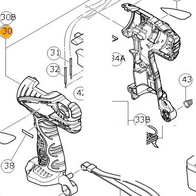 Корпус шуруповерта 324363