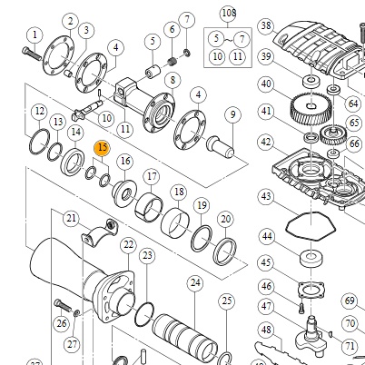 Кольцо резиновое 26.5 мм 323731