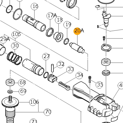 Боек металлический 320813