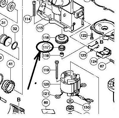 Шестерня вторичная 328871