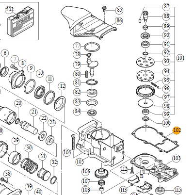 Прокладка крышки коленвала 328881