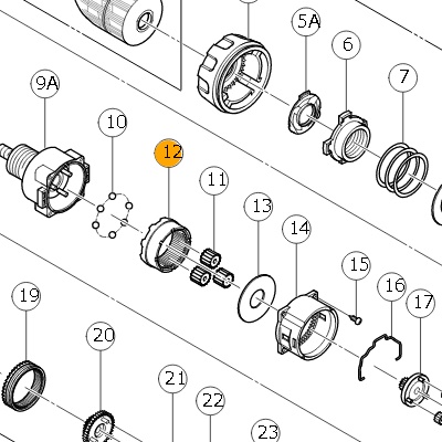 Колесо зубчатое 332027