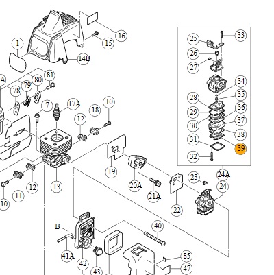 Мембрана карбюратора 6684690