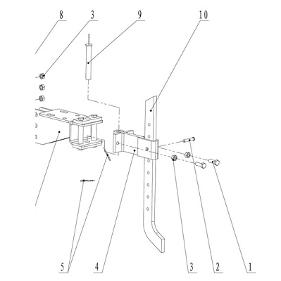 ограничитель глубины (планка тормозная) для WM1100
