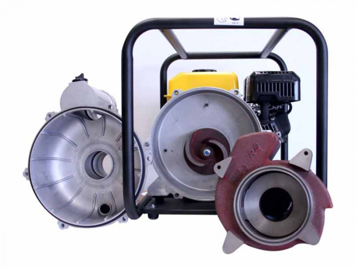 Мотопомпа бензиновая грязевая RATO RT80WB26-3.8Q