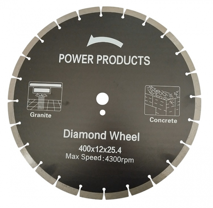 Диск алмазный по бетону ROBBYX 400х25,4х12мм