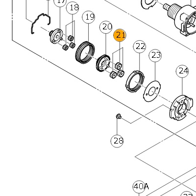 Колесо зубчатое 332034