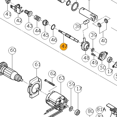 Вал привода 335277
