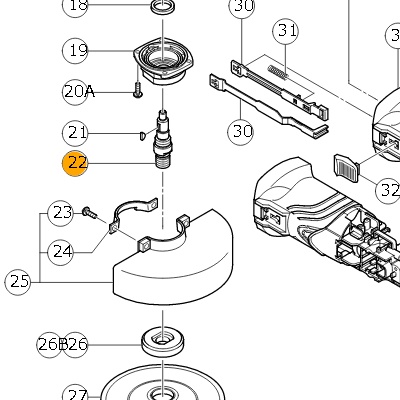 Шпиндель 332536