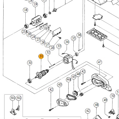 Ротор 220-230В 990652E